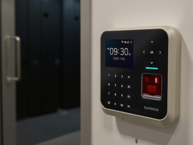 Design & installation of Access Control with RFID/PIN/BLE/biometrics. ISO 27001/NIS2 compliant, integrates with CCTV, BMS & HRMS. End-to-end delivery by Layer 1.