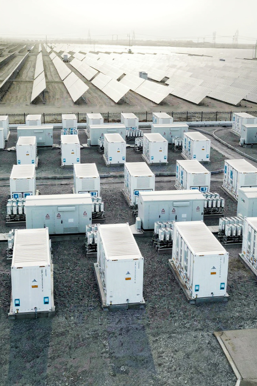 Battery energy storage system with inverters, racks and power integration