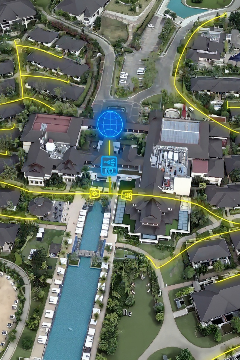 Optical LAN topology with GPON, POL and FTTO architecture