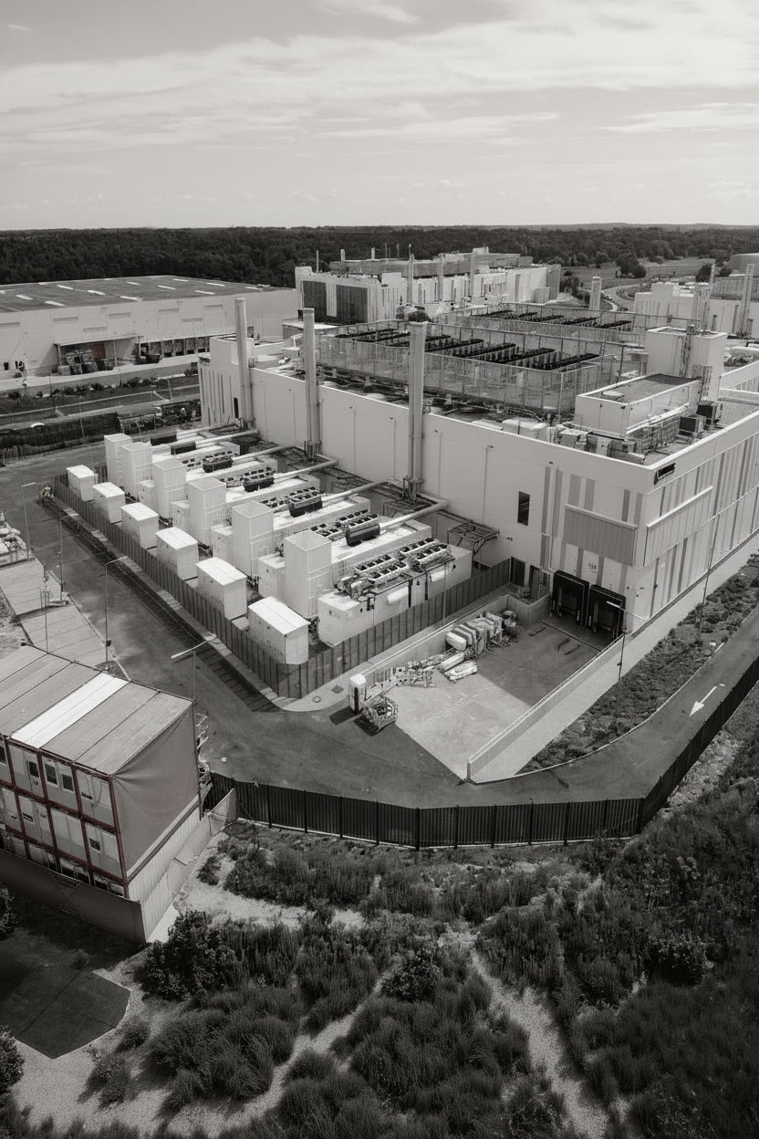 High-reliability data center infrastructure with power, cooling and cabling systems